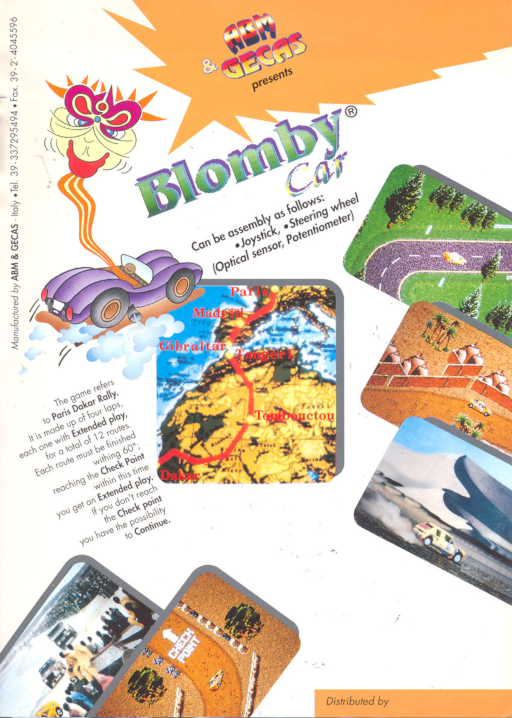 Blomby Car Arcade Game Cover